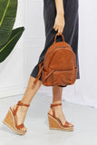 SHOMICO Certainly Chic Faux Leather Woven Backpack - Flyclothing LLC