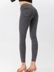 High Waist Cropped Active Leggings - Flyclothing LLC