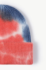 Tie-Dye Cuffed Knit Beanie - Flyclothing LLC