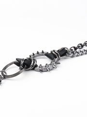 Punk Aluminium Chain Belt - Trendsi