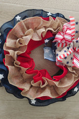 Independence Day Knit Wall Wreath - Flyclothing LLC