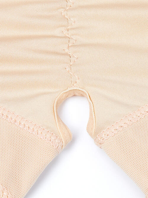 Full Size Lace Detail Hook-and-Eye Shaping Shorts - Flyclothing LLC