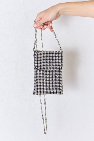 Forever Link Rhinestone Mini Crossbody Bag - Flyclothing LLC