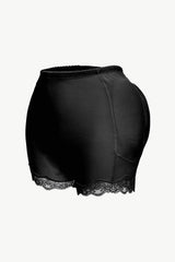 Full Size Lace Trim Shaping Shorts - Flyclothing LLC