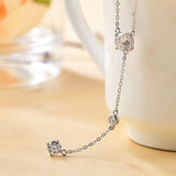 1.5 Carat Moissanite 925 Sterling Silver Necklace - Flyclothing LLC