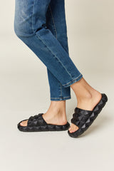 WILD DIVA Pyramid Stud Toe Band Footbed Sandals - Flyclothing LLC