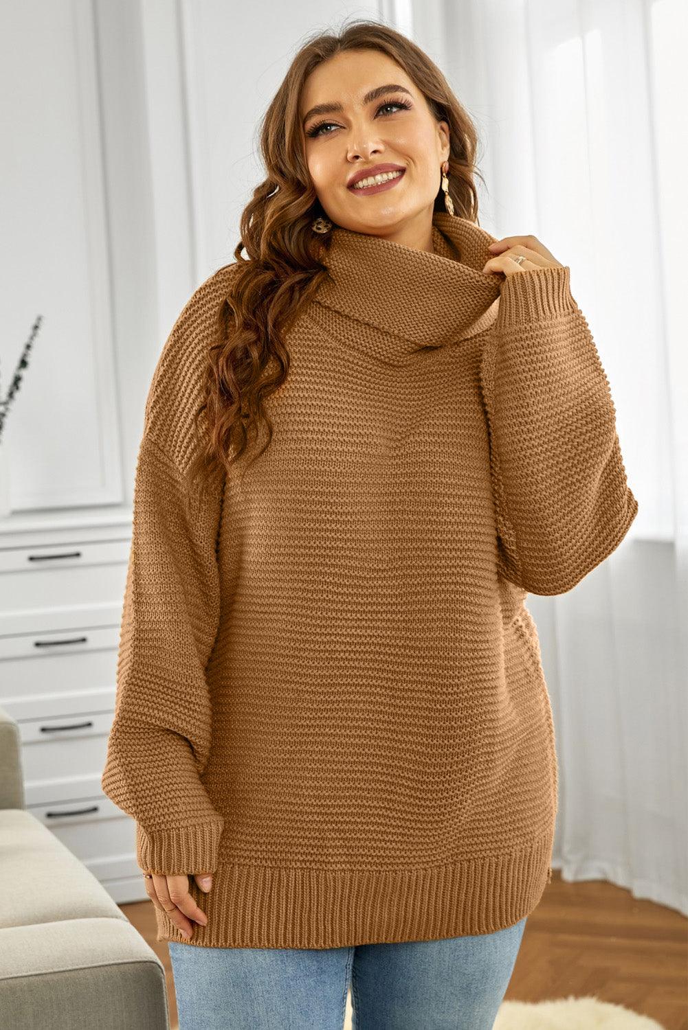 Ely Wool Knit Turtleneck Sweater