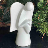 Angel Soapstone Sculpture Holding Heart - Flyclothing LLC