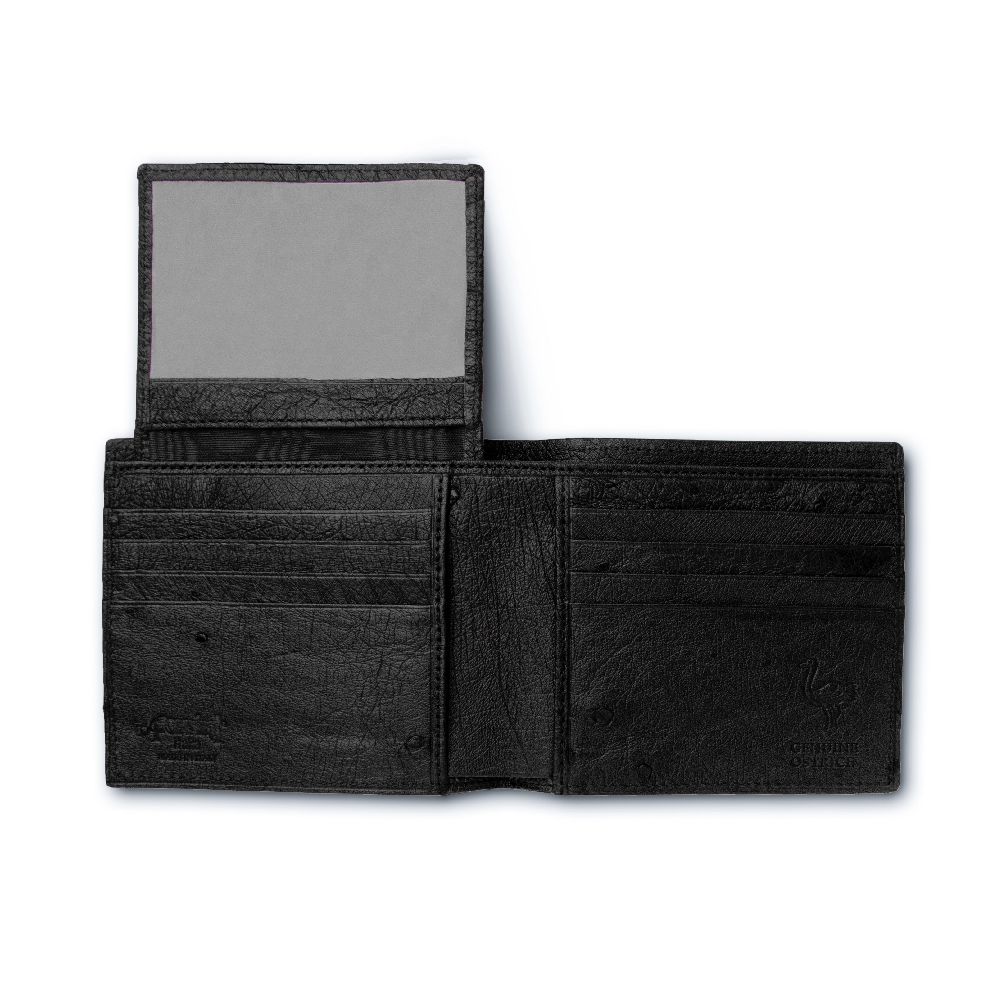 Ferrini USA Full Quill Ostrich Billfold Wallets - Flyclothing LLC