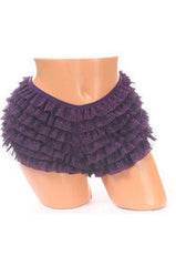 Daisy Corsets Purple Glitter Ruffle Panty