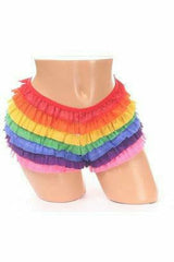 Daisy Corsets Rainbow Mesh Ruffle Panty