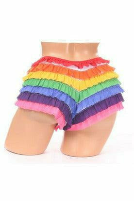 Daisy Corsets Rainbow Mesh Ruffle Panty - Flyclothing LLC