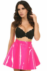 Daisy Corsets Hot Pink Patent Skirt