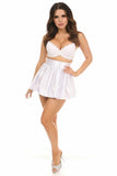 Daisy Corsets White Satin Skirt