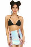 Daisy Corsets Mermaid Holo Lace-Up Skirt