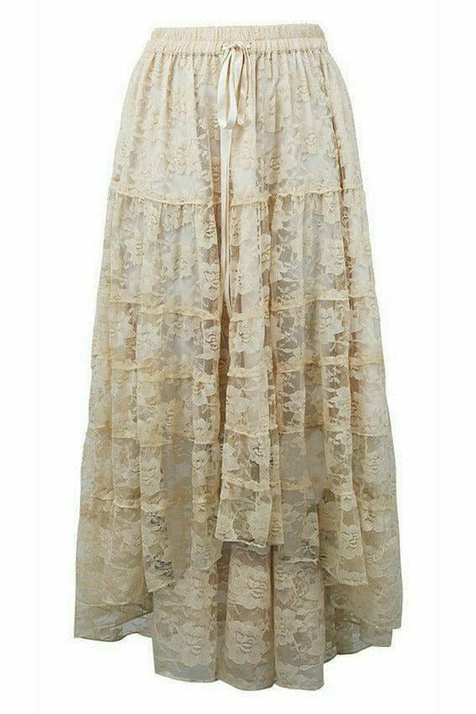 Daisy Corsets Ivory Lace Skirt