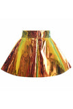 Daisy Corsets Sunset Holo Skater Skirt