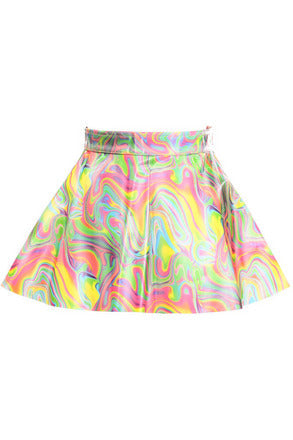 Daisy Corsets Retro Swirl Skirt