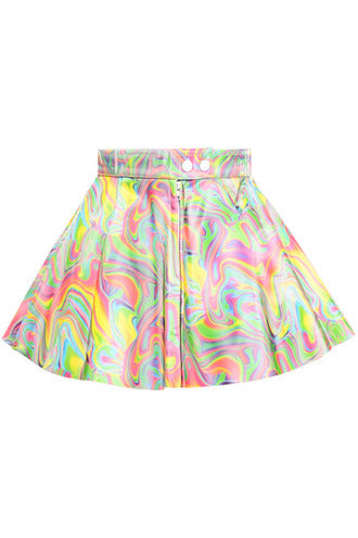 Daisy Corsets Retro Swirl Skirt - Flyclothing LLC