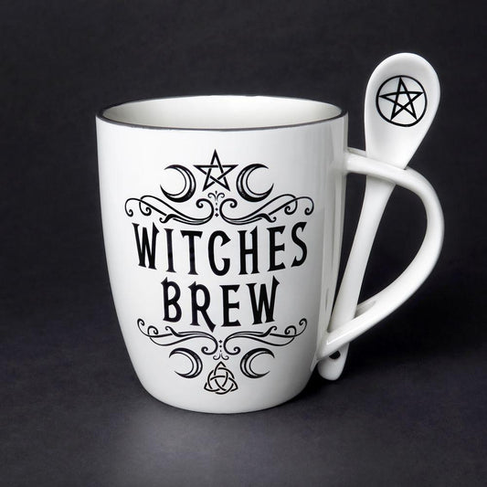 The Vault Crescent Witches Brew Cup and Spoon - Flyclothing LLC