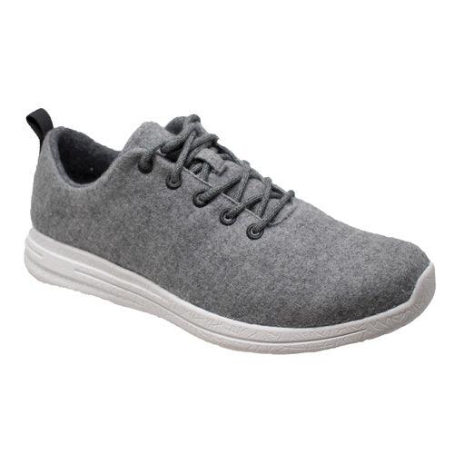 FreeShield Womens Real Wool Casual Grey Shoe - Flyclothing LLC