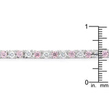 Lace Pink Cubic Zirconia Tennis Bracelet - Flyclothing LLC