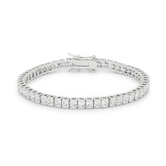 Princess Cubic Zirconia Tennis Bracelet - Flyclothing LLC