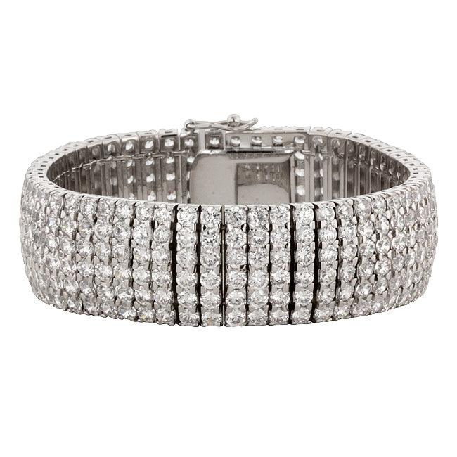 Cubic Zirconia Elegance Formal Bracelet - Flyclothing LLC