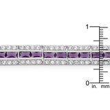 Balboa Purple Cubic Zirconia Bracelet - Flyclothing LLC