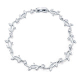 Nathans Vine Cubic Zirconia Bracelet - Flyclothing LLC