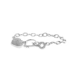 Heart and Key Bracelet - Flyclothing LLC