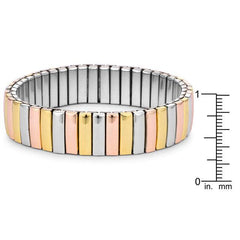 Tritone 14mm Stainless Steel Stretch Bracelet - Flyclothing LLC