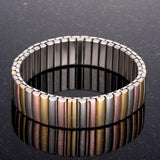 Tritone 14mm Stainless Steel Stretch Bracelet - Flyclothing LLC