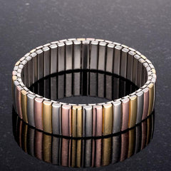 Tritone 14mm Stainless Steel Stretch Bracelet - Flyclothing LLC