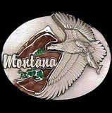 Montana Eagle Enameled Belt Buckle - Flyclothing LLC