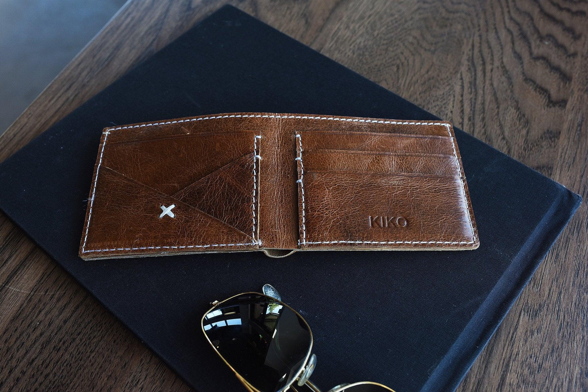 Kiko Leather X Bifold - Flyclothing LLC