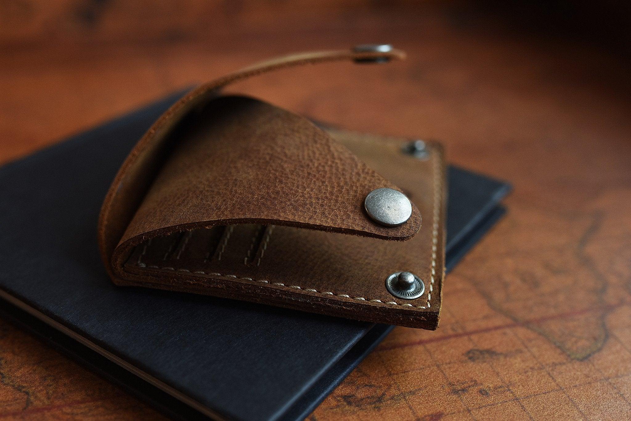 Kiko Leather Wing Fold Card Case - Flyclothing LLC