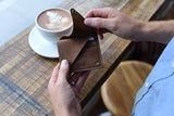 Kiko Leather Wing Fold Card Case - Flyclothing LLC