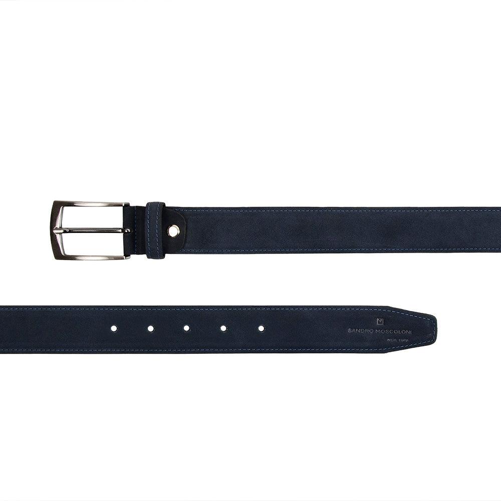 Sandro Moscoloni Dress Belt 080 Navy - Flyclothing LLC