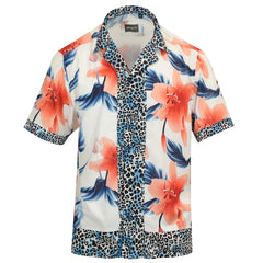 Gravity Homme Men's Weekend Shirt | Tropical Leopard