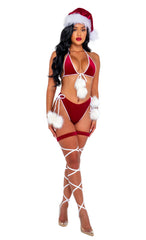 Roma Costume 2pc Santas Holiday Spirit Bikini