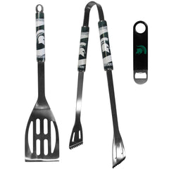 Michigan St. Spartans 2 pc BBQ Set and Bottle Opener - Flyclothing LLC