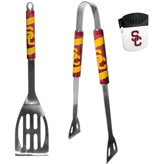 USC Trojans 2 pc BBQ Set and Chip Clip - Flyclothing LLC