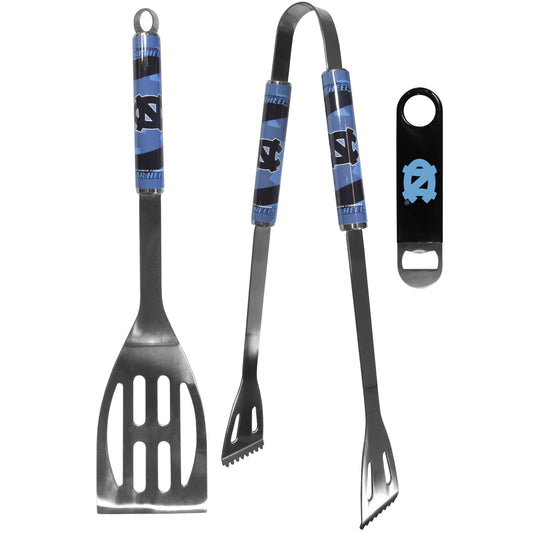 N. Carolina Tar Heels 2 pc BBQ Set and Bottle Opener - Flyclothing LLC