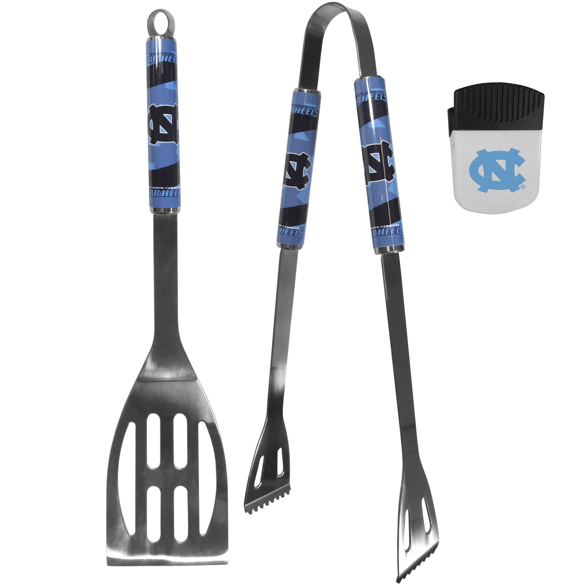 N. Carolina Tar Heels 2 pc BBQ Set and Chip Clip - Flyclothing LLC