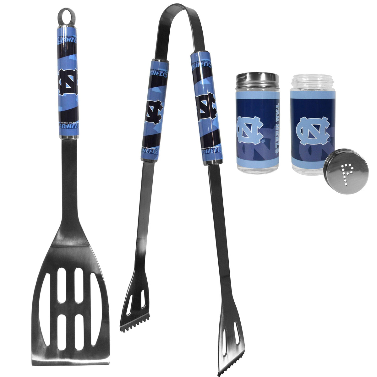 N. Carolina Tar Heels 2pc BBQ Set with Tailgate Salt & Pepper Shakers - Flyclothing LLC