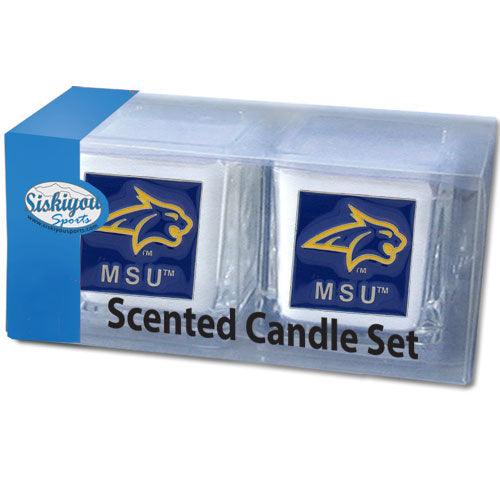 Montana St. Bobcats Scented Candle Set - Flyclothing LLC