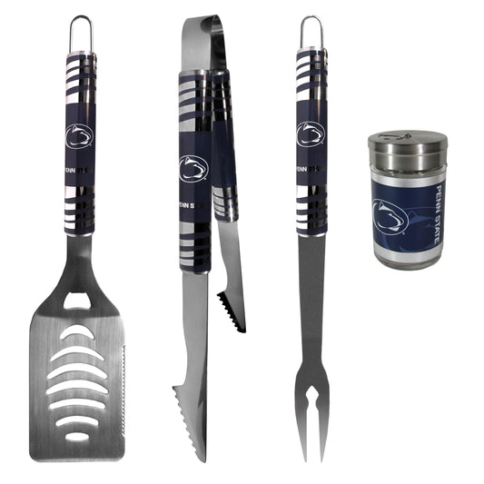 Penn St. Nittany Lions 3 pc Tailgater BBQ Set and Season Shaker - Flyclothing LLC