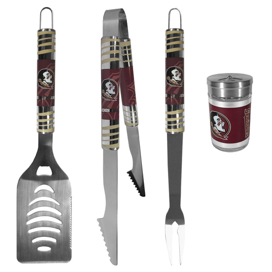 Florida St. Seminoles 3 pc Tailgater BBQ Set and Season Shaker - Flyclothing LLC