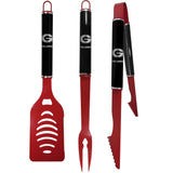 Georgia Bulldogs 3 pc Color and Black BBQ Set